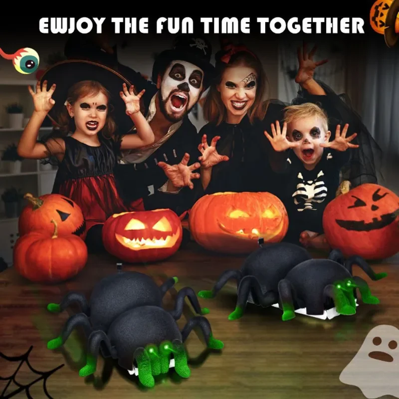 Simulação de controle remoto parede escalada aranha rotação 360 graus dublê carro halloween truque ou deleite brinquedos das crianças