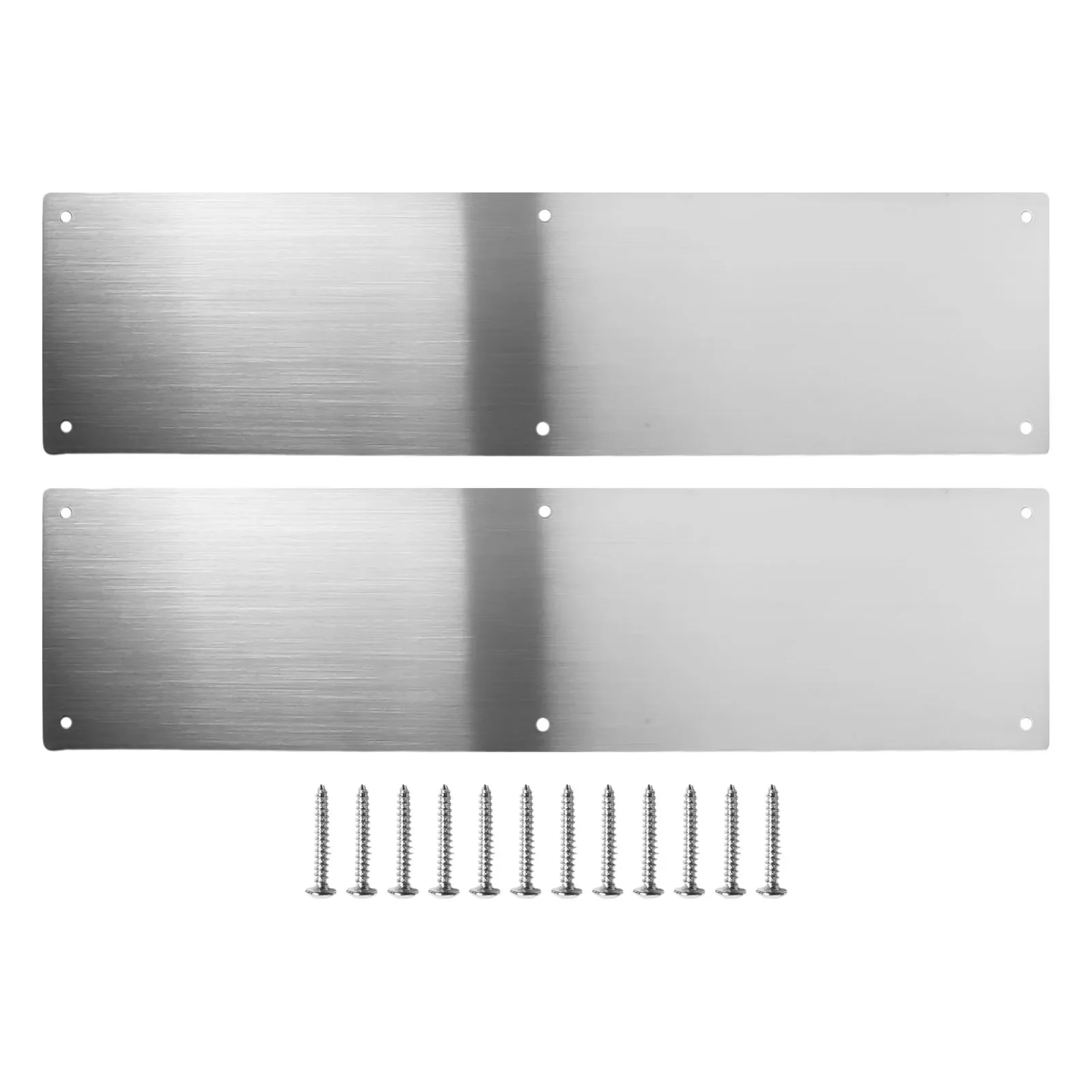 Door Kick Plate Stainless Steel Wide Application Abundant Usage Aluminum Decorative Plates Package Contents Door Kick Plate