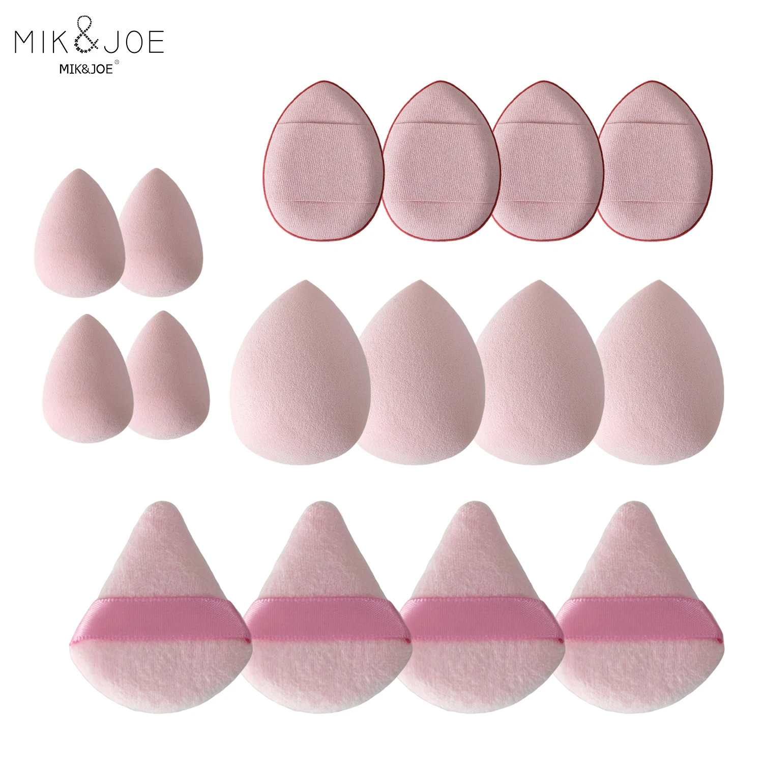 Juego de herramientas de maquillaje de 12 Uds., tamaño gigante, maquillaje suave, polvo de maquillaje de huevo, adecuado para Base de maquillaje, esquina, ajuste de maquillaje, maquillaje principiante