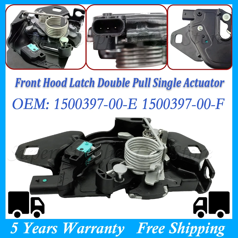 

Frunk Lock Latch Release Assembly For Tesla Model Y Model 3 Front Hood Latch Lock Release 1500397-00-E 1500397-00-F 1500397-00-D