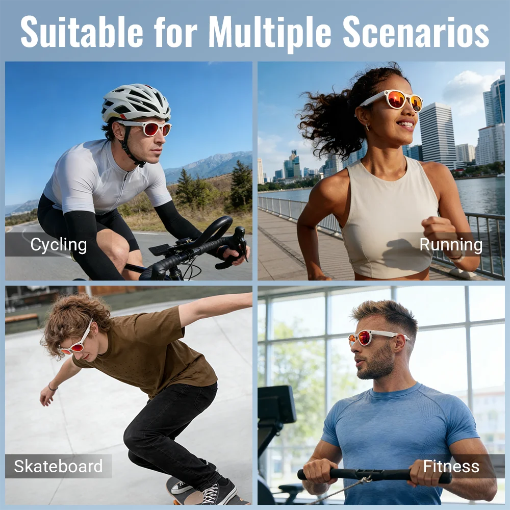HiBloks Eyeglass Ear Grip for Oakley Meta HSTN Smart Glasses Accessories Non-Slip Silicone Cover Sunglasses Ear Cushion view 5