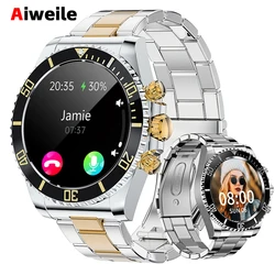 Aiweile AW12 Smart Watch Man for Android IOS Sports Modes Wireless Call Making Answering High-end men's Smartwatch K52 LG0189