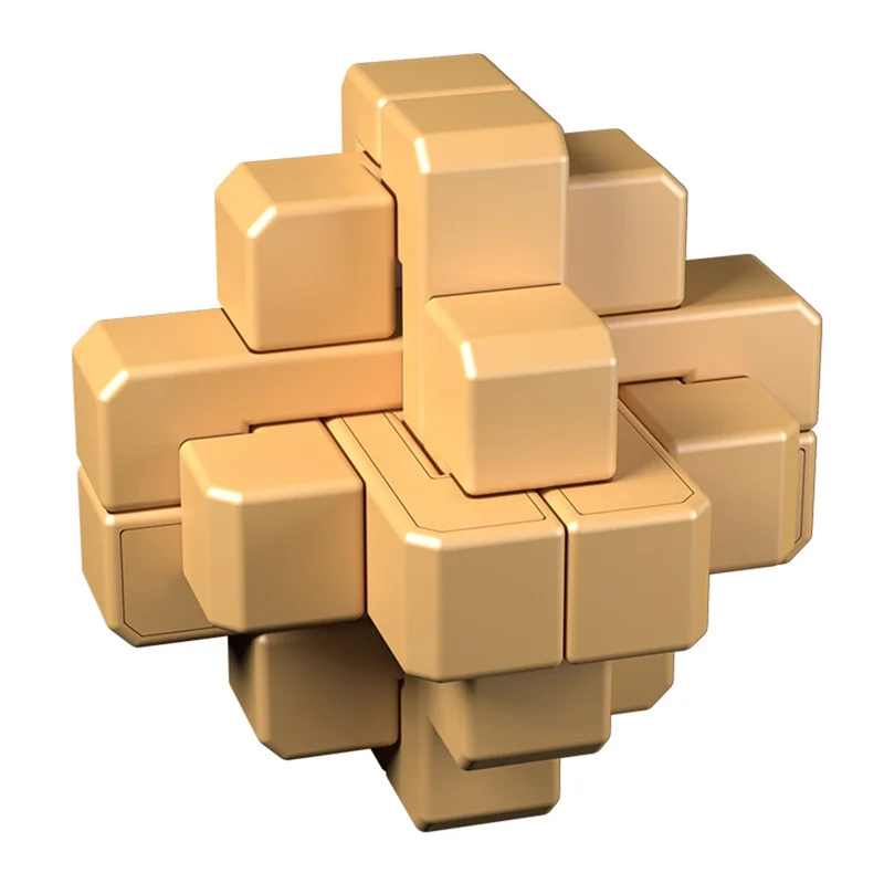 

15Styles/Set Wooden Educational IQ Brain Teaser Educational For Kids Children Plastic Unlock Adult-Y46A