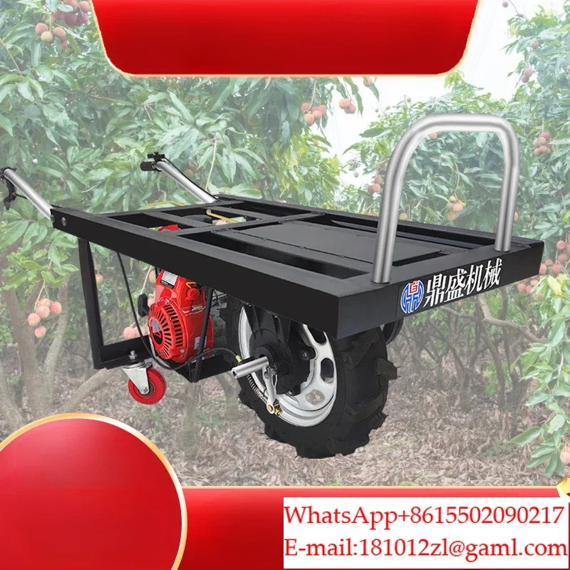 Single-wheel trolley mountain climbing vehicle mountain transport vehicle gasoline engine unicycle agricultural use