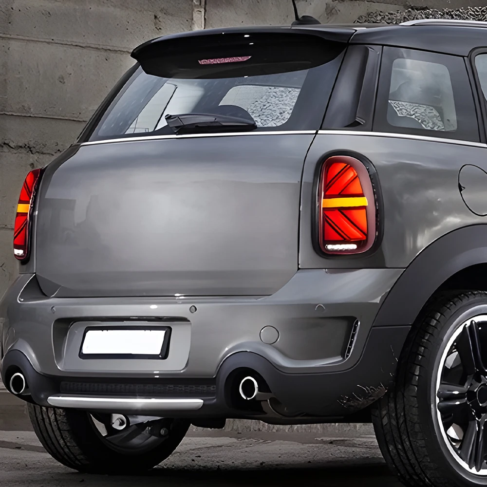 Car Taillights Assembly For 2011-2016 Mini Countryman R60 LED Auto Rear Back Lamps Upgrade Flag Streamer Tail Lights Accessories