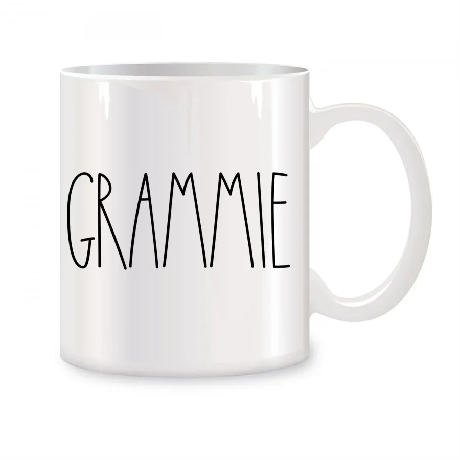 

Tazas Grammie para mujer, día de la Madre, Día del Padre, cumpleaños, café, té, cerámica, blanco, 11 oz, novedad