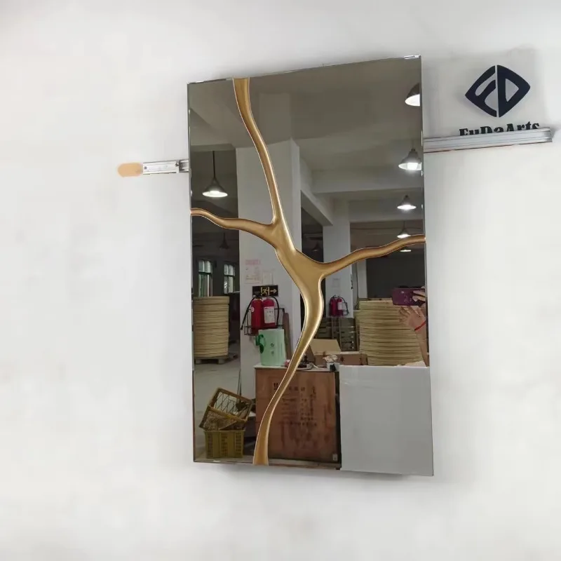 184x200cm Decorative Mirror Wall Bedroom Makeup Mirror Home Decor Art Modern Dropshipping