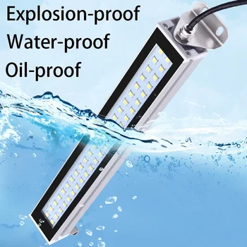 AC 100-230V Werktuigmachine Verlichting CNC IP67 Waterdicht Oliebestendig Explosiebestendig Voor Draaibank Frezen Grinder Workshop Verlengen Hot