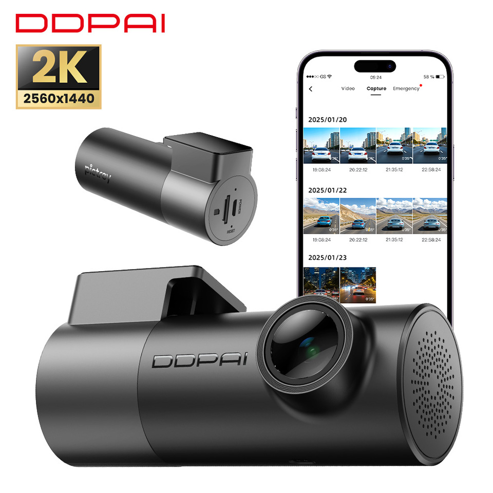  Pictrey M2 2K Dash Cam 330° Rotatable Car DVR Support Night Vision Smart Voice Control 24H Parking Monitor 