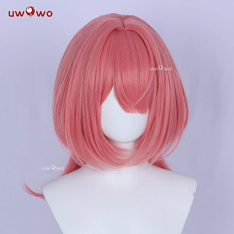 

UWOWO Ramiel Cosplay Wig Game Zenless Zone Zero/ZZZ Ramiel Cosplay Wig Short Pink Hair Halloween Wig