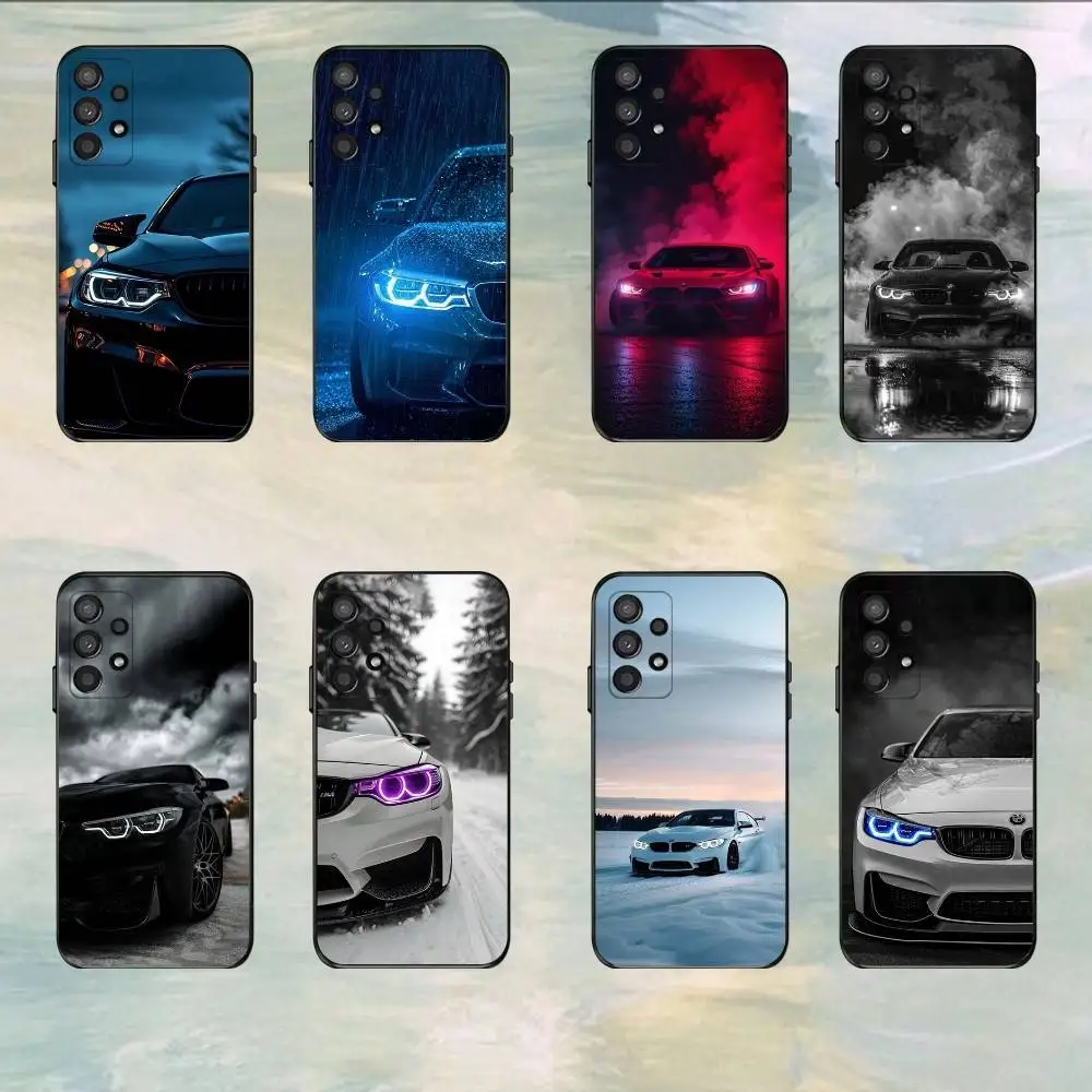Black White for B-BMW  Phone Case For Samsung S25,S24,S21,S22,S23,S30,Ultra,S20,Plus,Fe,Lite,5G Black Cover