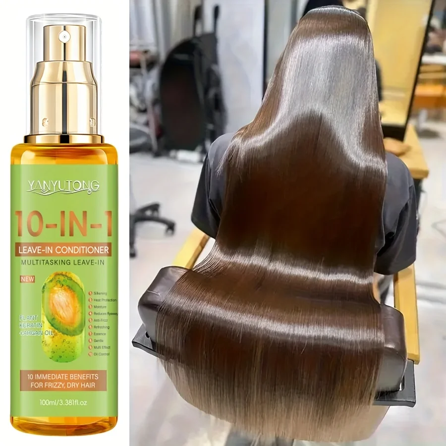 

Незмываемый спрей для волос 10-в-1 — мгновенно разглаживает вьющиеся волосы, добавляет блеск и теплозащитный экран — легкий вес для сухих/всего волос