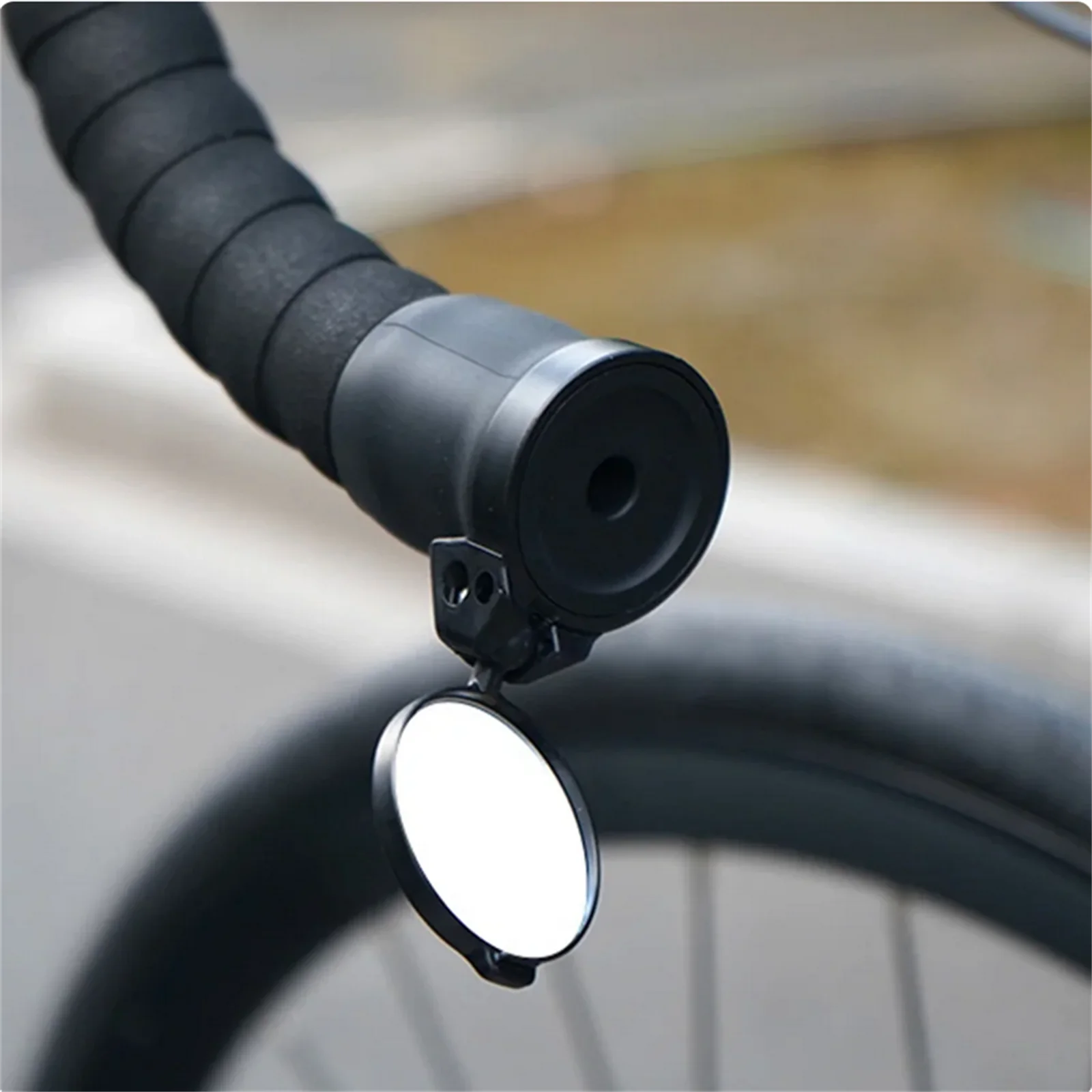 Bicycle Rearview Mirror Adjustable Rotating Convex Wide-Angle Mirror Bicycle Handlebar Rearview Mirror Road Cycling Accessories