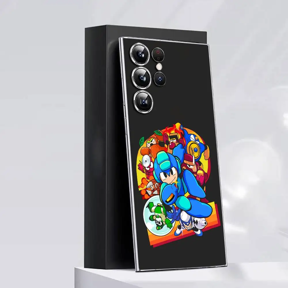 حافظة هاتف M-Mega man X R-Rockman Zero لهاتف سامسونج S30,25,24,23,21,22,20,10,5G,FE,lite,PIus,غطاء شفاف للغاية