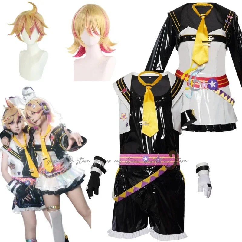 Muse Dash Rin Len Cosplay Costumes Cute Party Suit Game Clothing Halloween Carnival Uniforms Custom Made