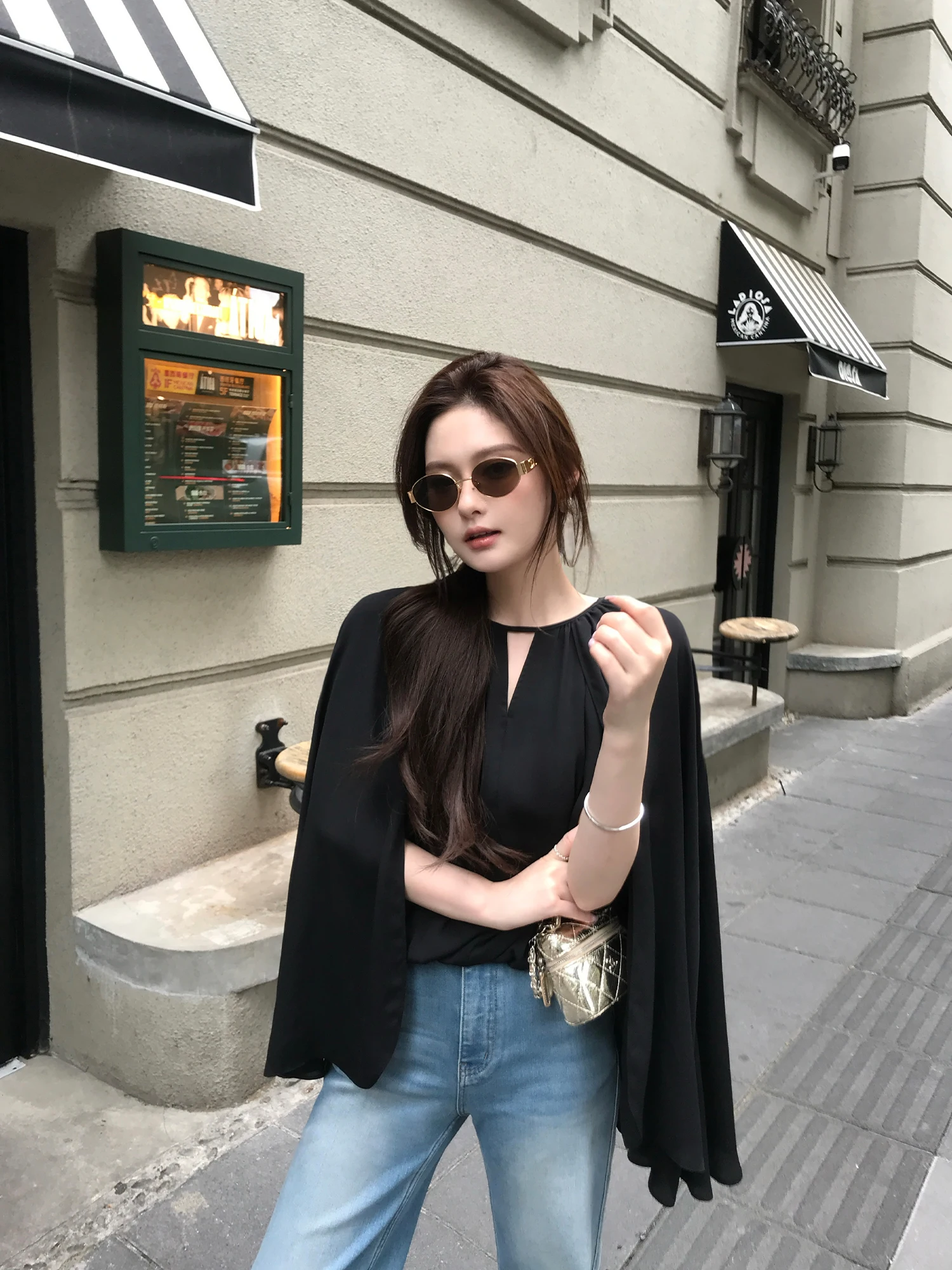 Pusumede Minimalist Style Shoulder Shawl Apparels Women's Summer Casual Design Sensation Top without Special Function view 2