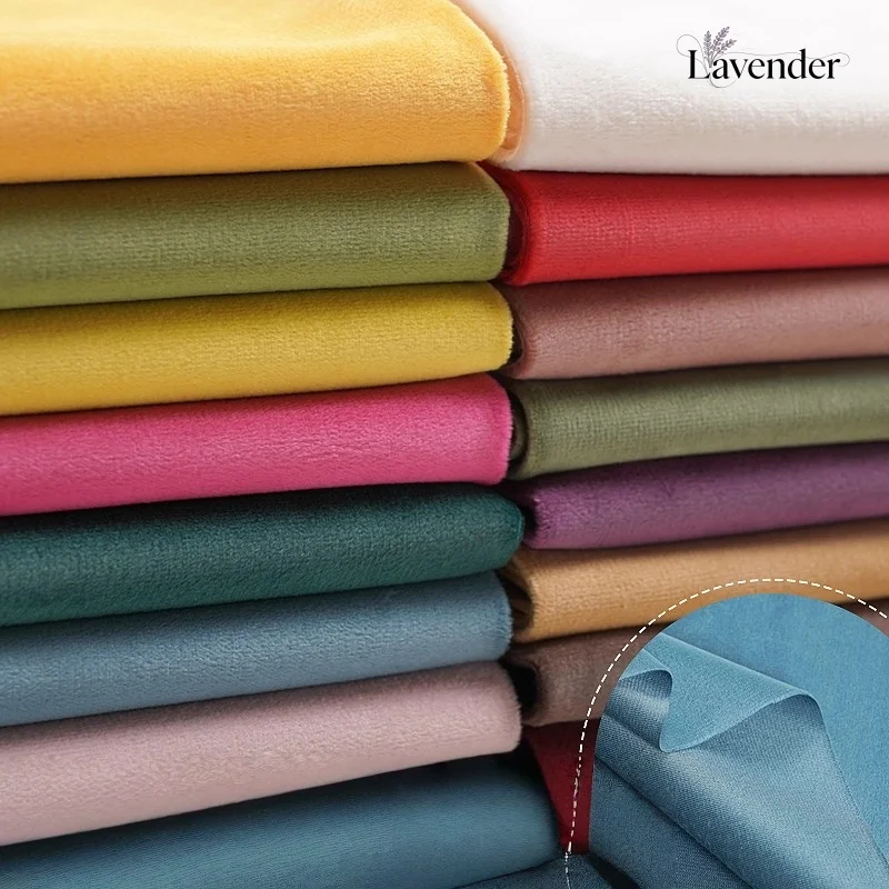 

Бархатная утолщенная высококачественная золотая бархатная ткань для шитья домашней одежды, чехол для дивана, наволочка, занавеска, домашний текстиль, ткань