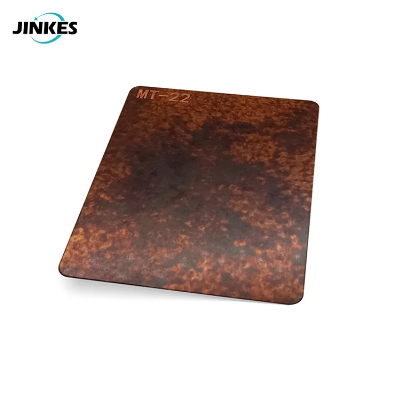 

Custom. decorative antique bronze color copper/brass coated clad decorative sheet 304 stainless antique stainless steel sheet