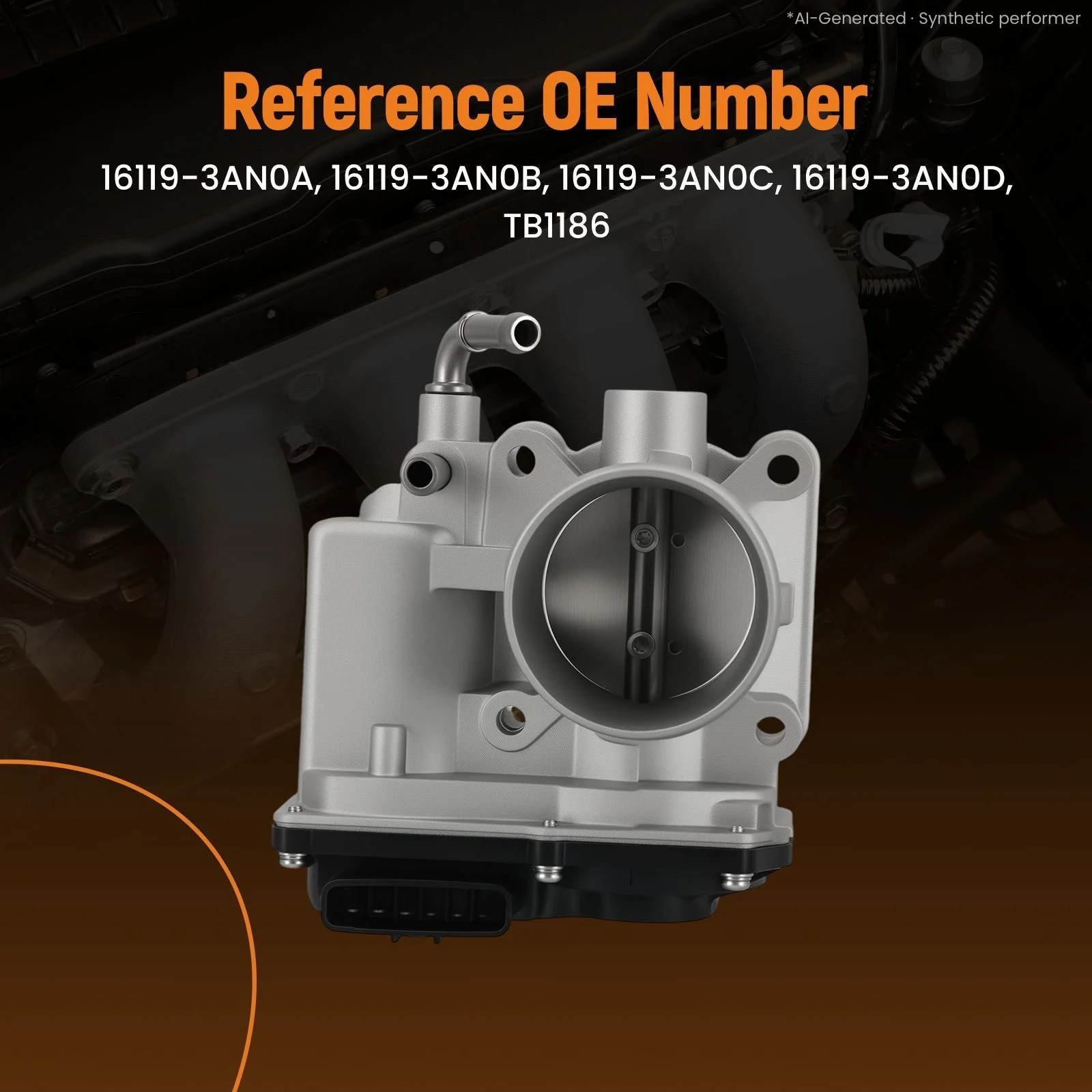 Fuel Injection Throttle Body For Nissan Versa 1.6L 2012-2019 Versa Note 3AA5002E