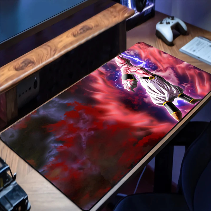 

Dragon Ball Majin Buu Mouse Pad Office PC Accessories Extended Pad Pattern Desk Mat Anti-slip Anime Rubber Mousepad Gaming Mats