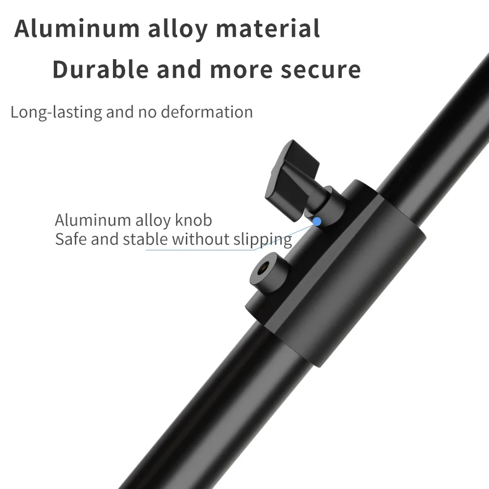 Support de projecteur à bras de flèche mural lourd, 170cm 135cm, pour Studio de photographie, boîte à lumière, anneau lumineux vidéo stroboscopique