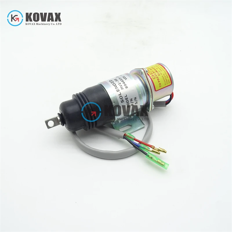 For 894453-3411 High Quality Fuel Stop Solenoid Valve Mv1-58 12v Excavator Engine Parts Isuzu 4jg1 4jg2 6bg1 6bb1 4j62 4j61