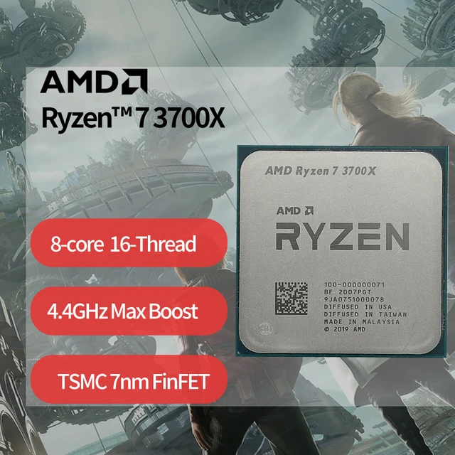 AMD Ryzen 7 3700X R7 3700X 3.6 GHz 7NM L3=32M 100-000000071 Eight-Core  Sinteen-Thread CPU Processor Socket AM4 - AliExpress 7