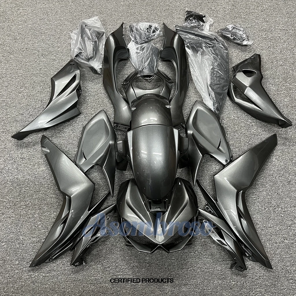 New ABS Plastic Fairings Kit fit for Kawasaki Z1000 2015 2016 2017 2018 2019 Z1000RR Z1000 RR Silvery Grey Body Shell