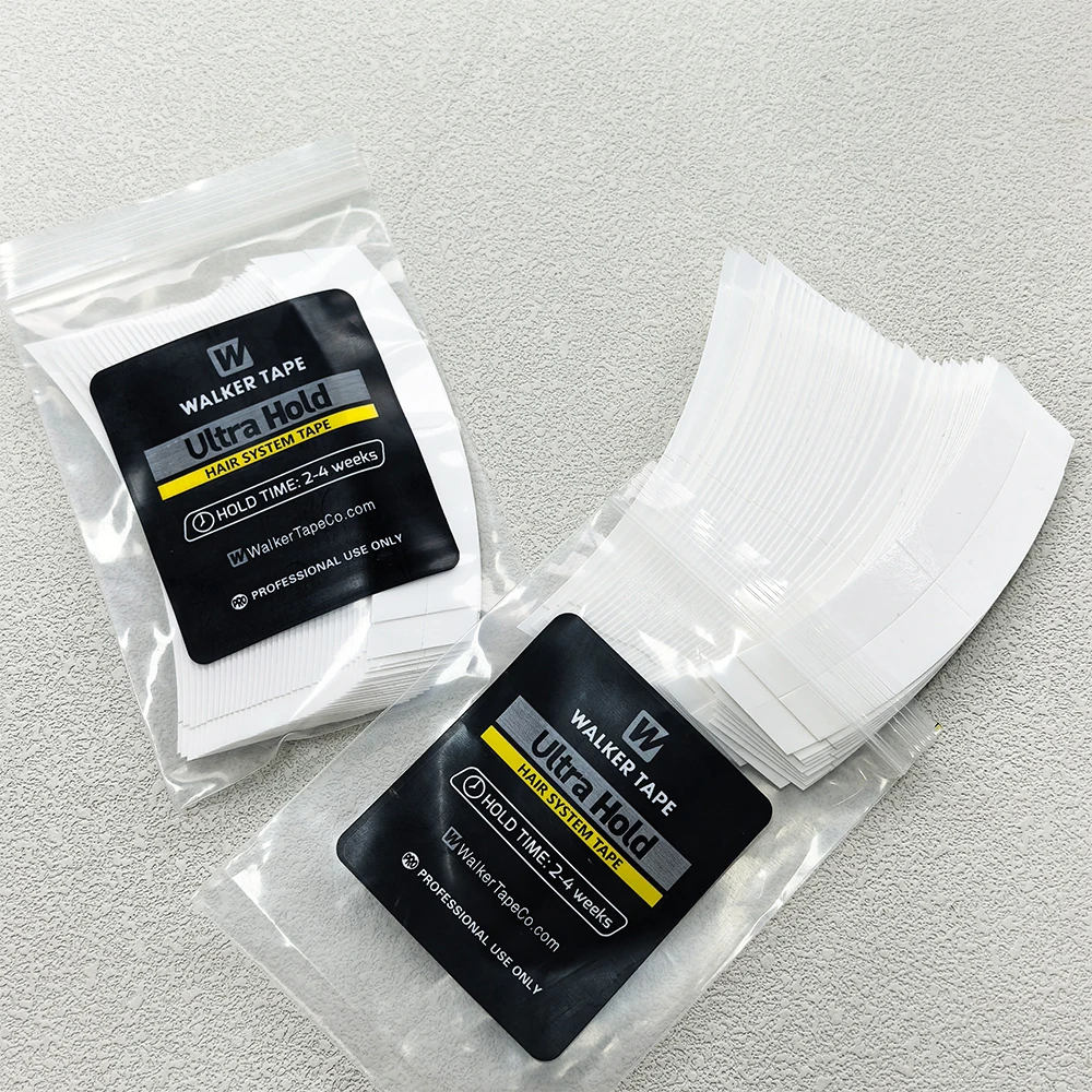 36pc Double-Sided Ultra Hold Tape Hair System Glue Professional Salon Lace Bonding Toupee Adhesive for Hair Extensions