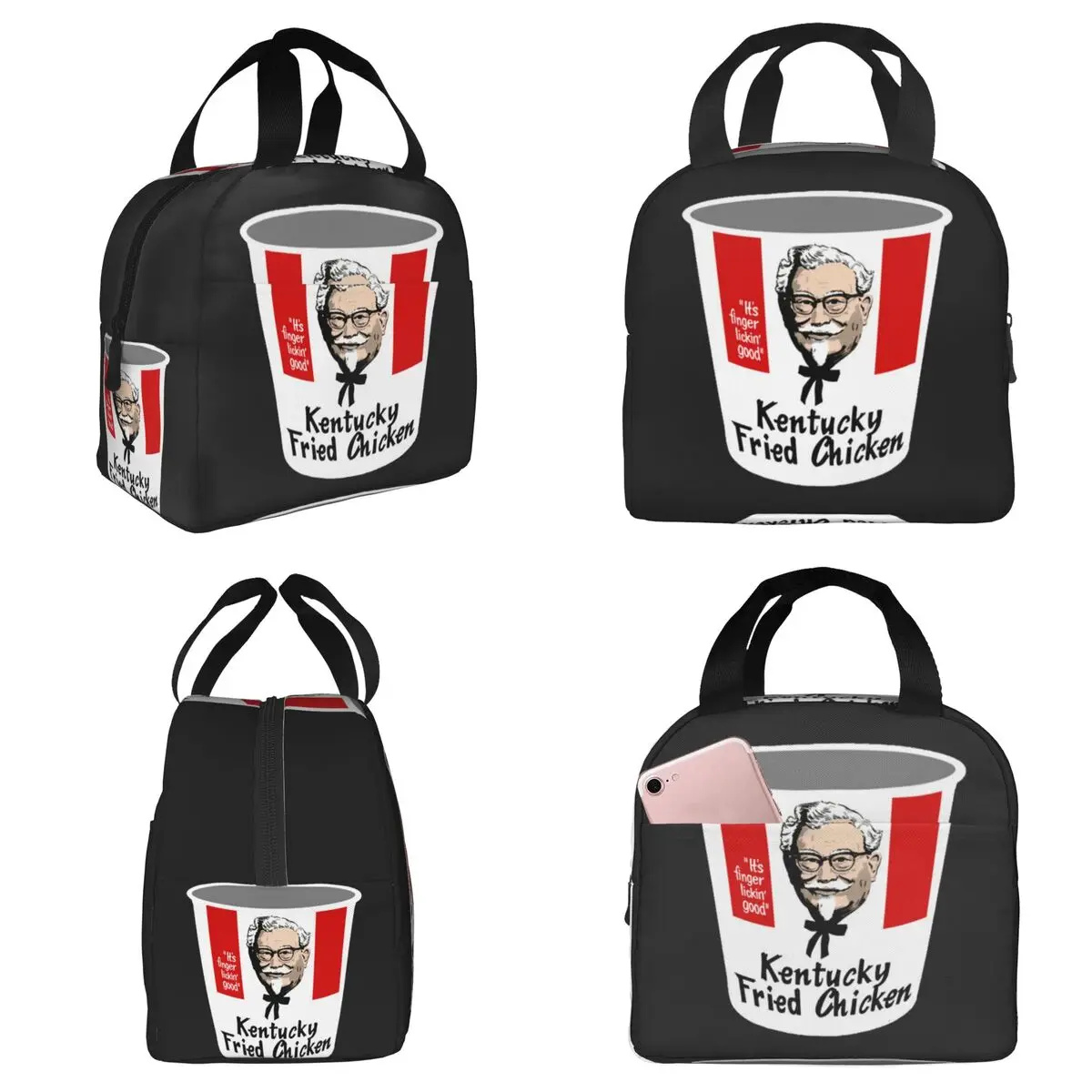 

Термосумка-холодильник KFC для обедов, изолированная, для женщин, для офиса, герметичный контейнер для еды