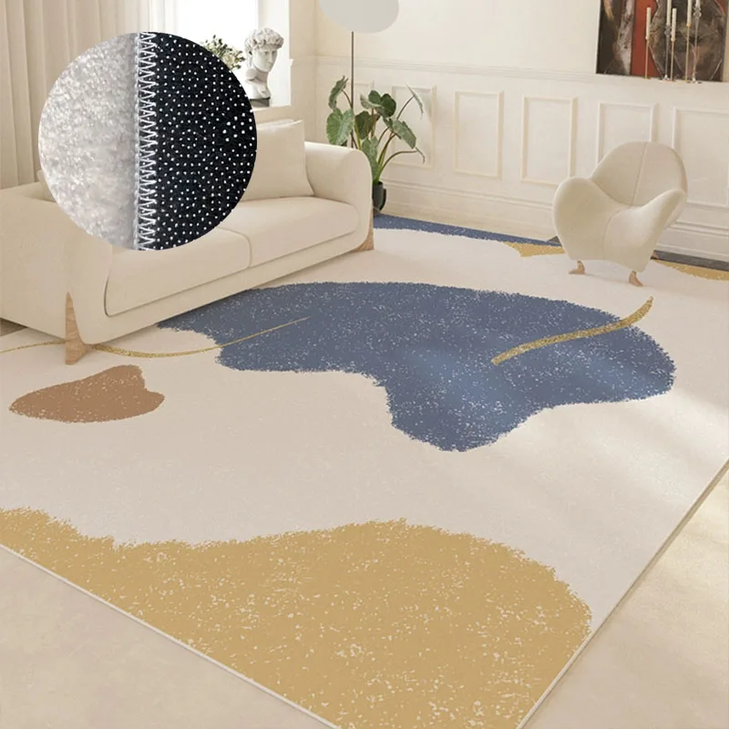 

Machine Washable Thick Carpets for Living Room Soft Non-slip Cloakroom Carpet Ins Style Rugs for Bedroom Simple Non-slip Rug