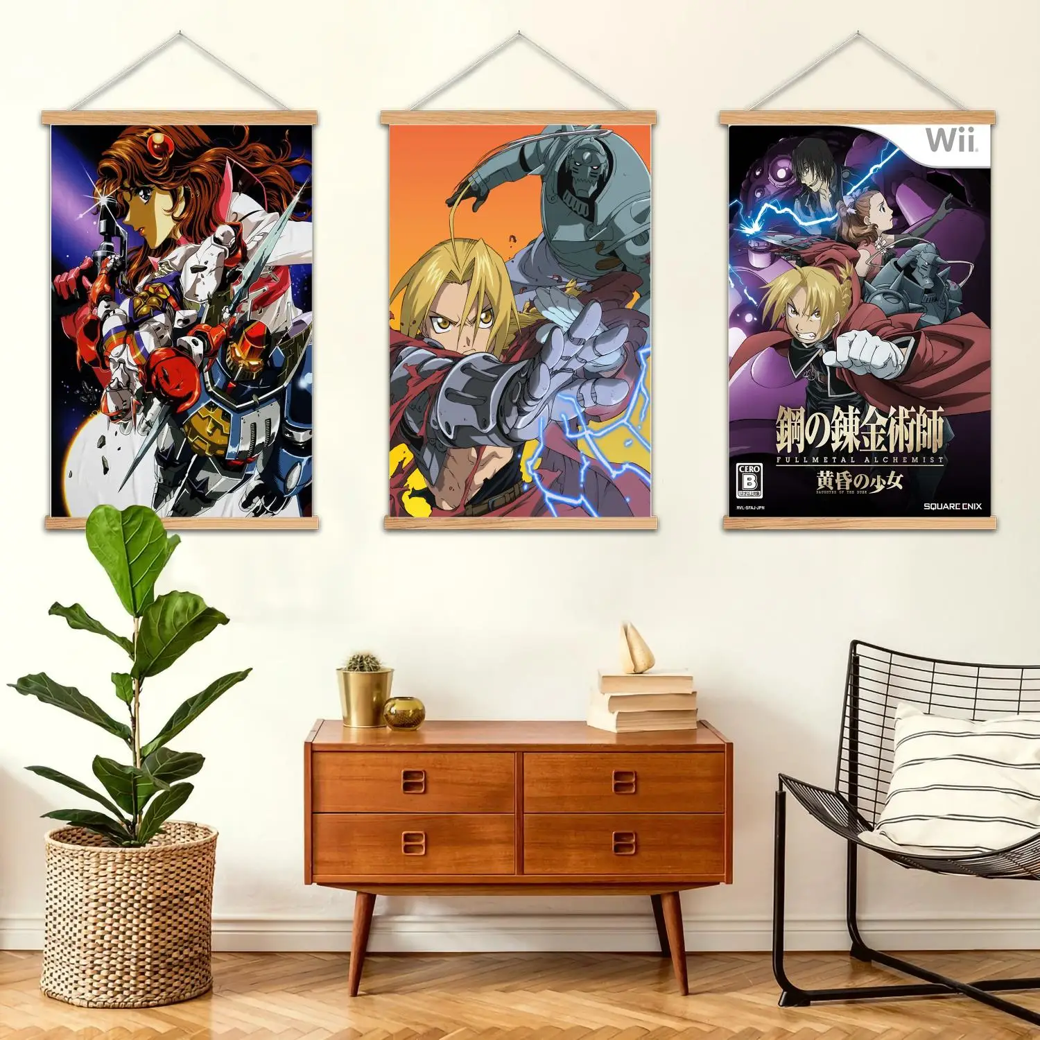 tokyo babylon cartoon Framed Wall Painting Canvas Art Poster, Wall Art,  Modern Family, Bedroom Decor,Decorative painting