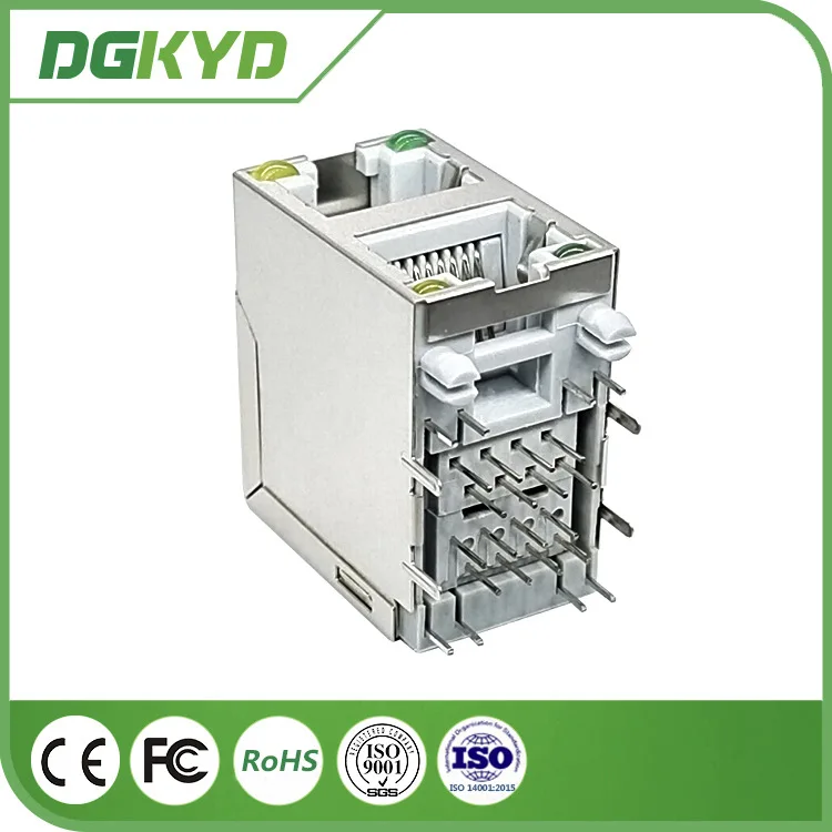 For 5921 series network socket 2X1 port 8P8C modular jack DGKYD