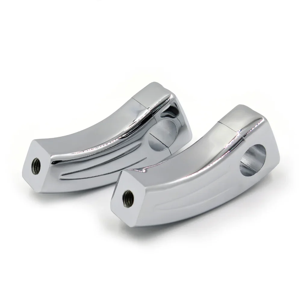 Free Shipping Motorcycle Parts Handlebar Risers for Kawasaki Vulcan 800 900 1500 1600 1700 200 CHROMED