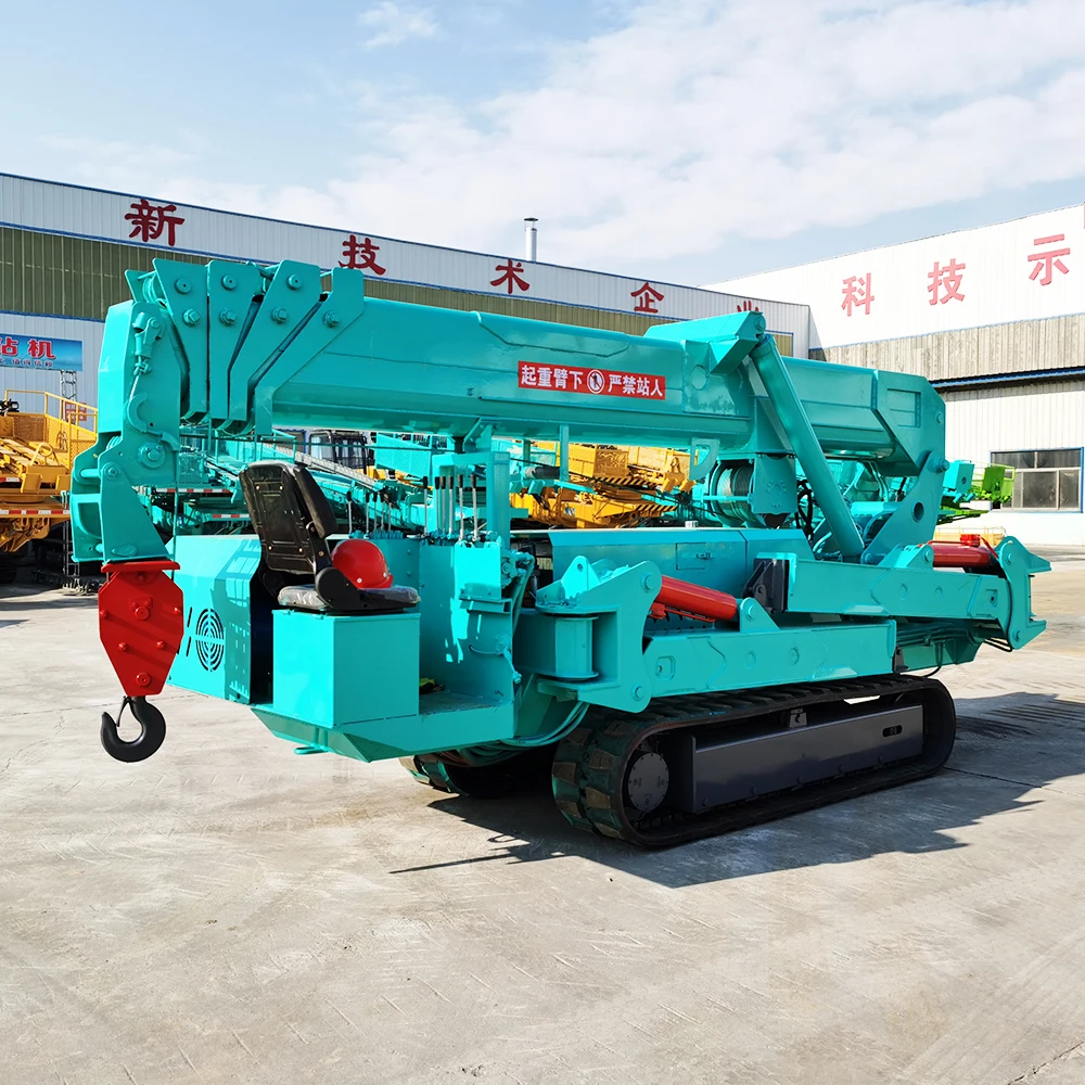 

Crawler Crane Telescopic Boom 8t Spider Crane Small Volume Heavy Weight Basket Jib Spider Crane