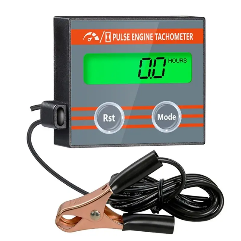 Large Screen Display Digital Tachometer For Chain Saw Tach Gauge For Chainsaw Tachometer Pulse Speedometer Lawn Mower