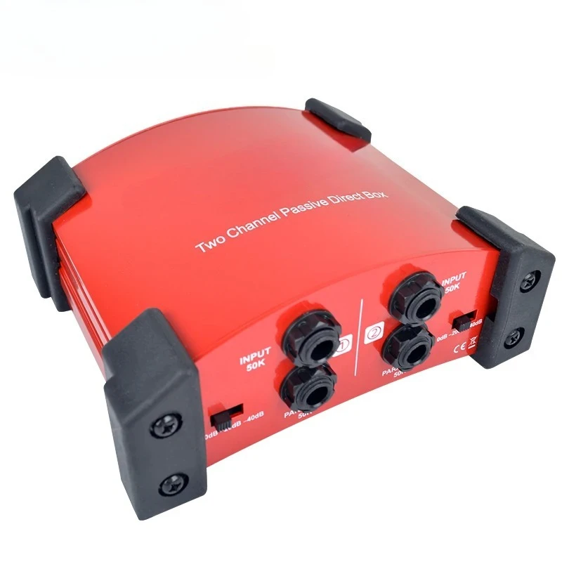 Dual Channel Direct Box DI-120 DI120 with GND Switch Noise Reduction for Electric Guitarists And Instrumentalists