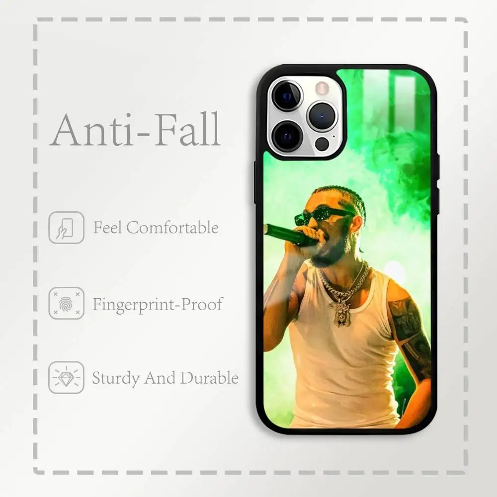 Funda de teléfono Jc R-Reyes Tour Rap Singer para IPhone 17 16 15 14 13 12 11 Pro Max Plus Mini Plus, Funda protectora de superficie de espejo duro