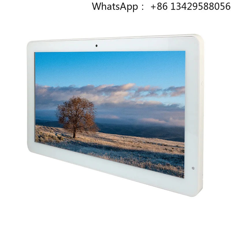 Wall Mounted 13.3 Inch LCD Advertising Display Wifi Capacitive Touch Screen PoE Digital Advertising Equipment for Healthcare