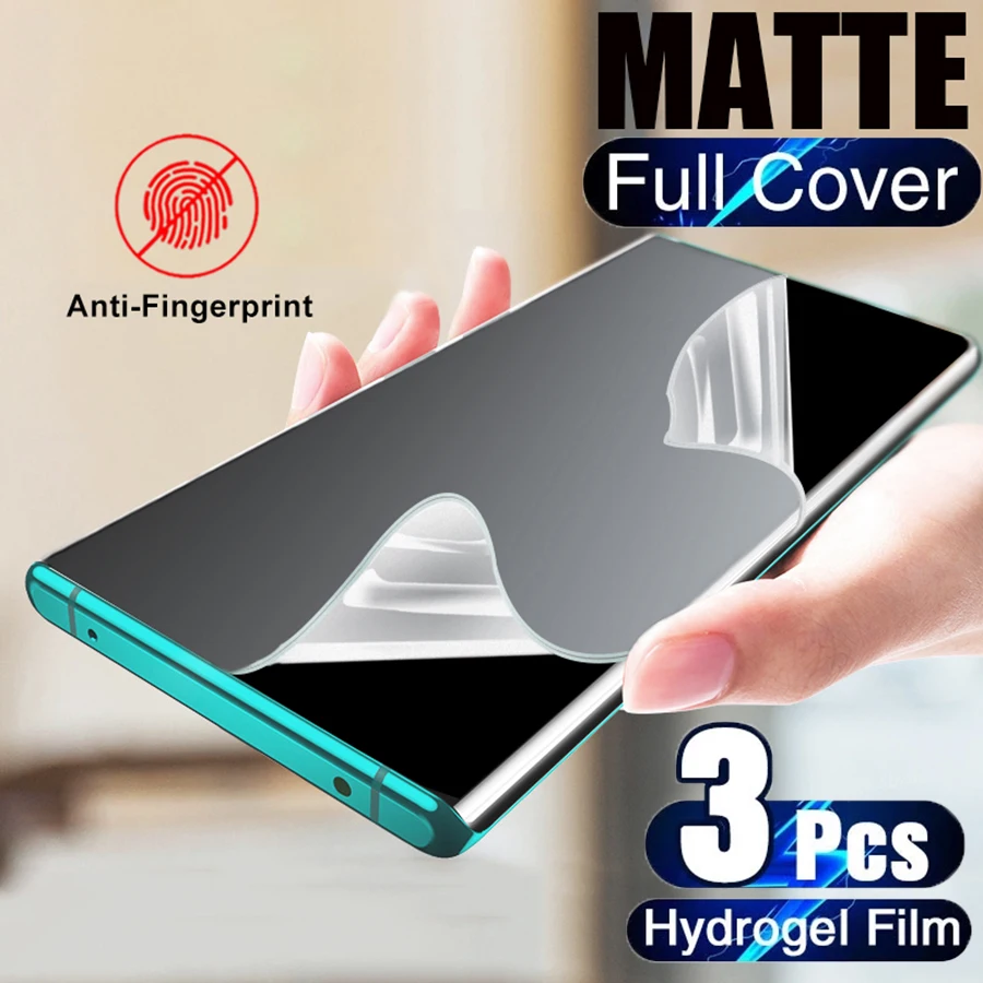 3Pcs Matte Hydrogel Film For Xiaomi Mi 12 13 Pro 11 Ultra Screen Protector Mi 11 Lite 11T Pro 10 9 9T 8 10 T Note 10 12X 12 Lite