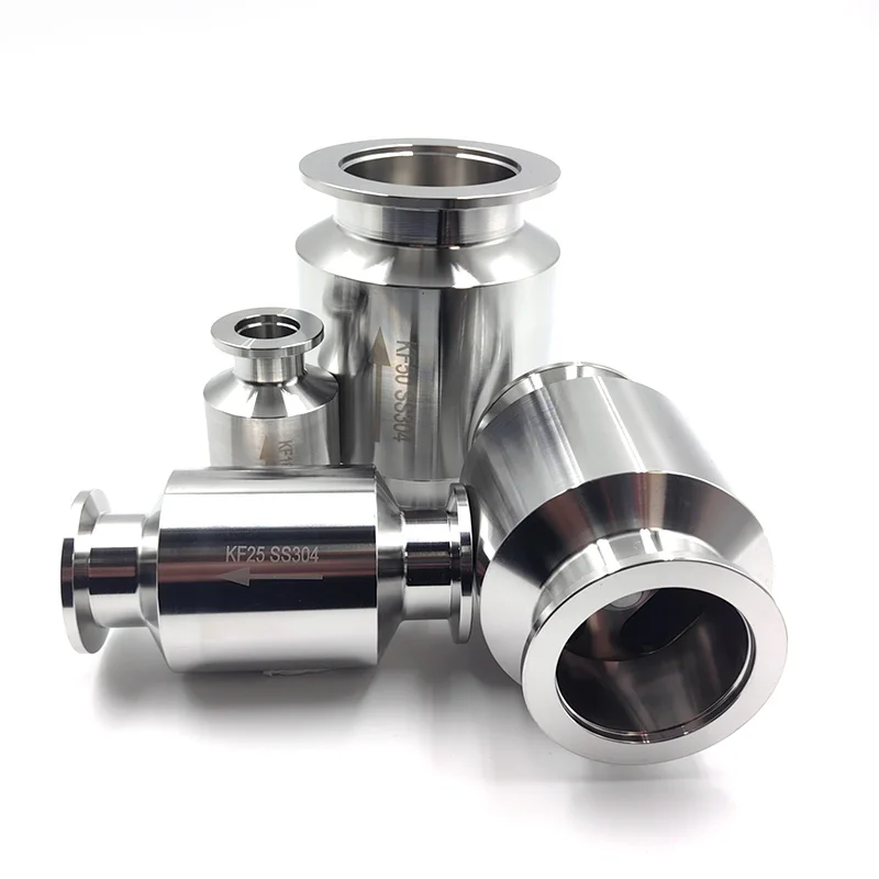 Vacuum Check Valve KF16 KF25 KF40 KF50 304 Stainless Steel Suitable Vacuum Piping Vacuum Pump