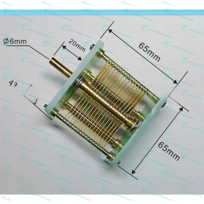 

high-power air variable capacitor, semi-handmade, antenna capacitor, supports antenna circuit