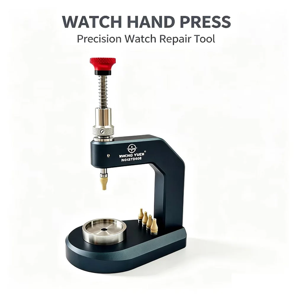 KWONG YUEN High Precision Single-Axis Watch Needle Loader Central Axis Pointer Repair Tool for Precise Watch Maintenance