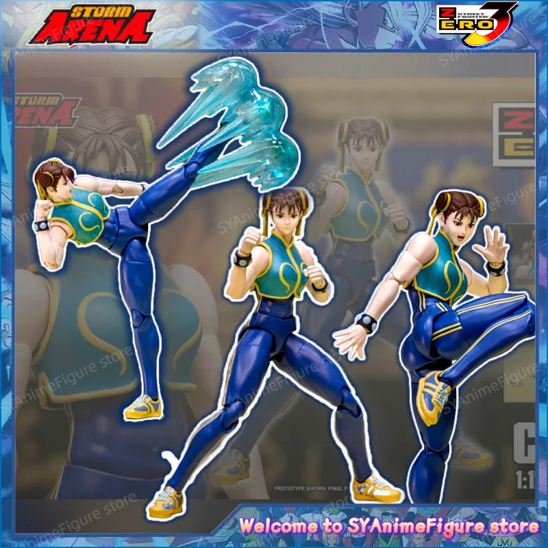 

Storm Toys Street Fighter Alpha 3/Zero 3 Chun-Li 1/12 Action Figure Toy Collection Gift