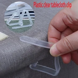 10pcs Tablecloth transparent anti slip clip fixing buckle household table corner tablecloth clip fixing device plastic buckle