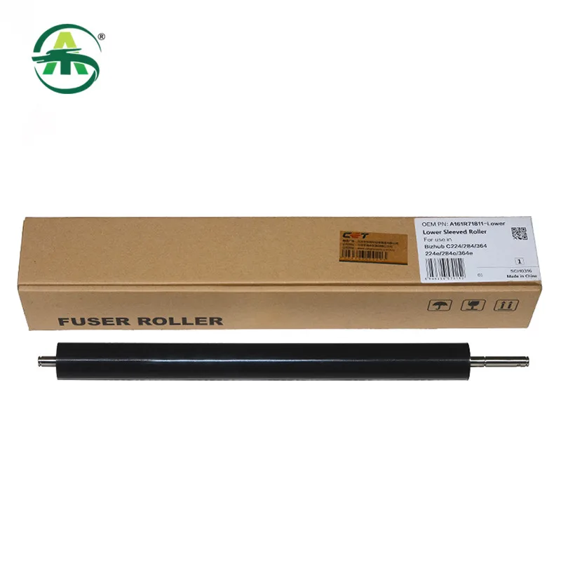 Hạ Fuser Con Lăn Tương Thích Cho Konica Minolta BH C364e 364e C284e 284e C224e 224e Chất Lượng Cao Fuser Áp Suất Thấp Hơn Con Lăn