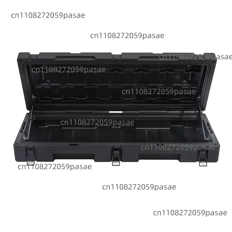 83L Rugged Box LLDPE Plastic Cargo Box Four Wheel Drive Storage Box, Roof Frame, Low Hard Suitcase