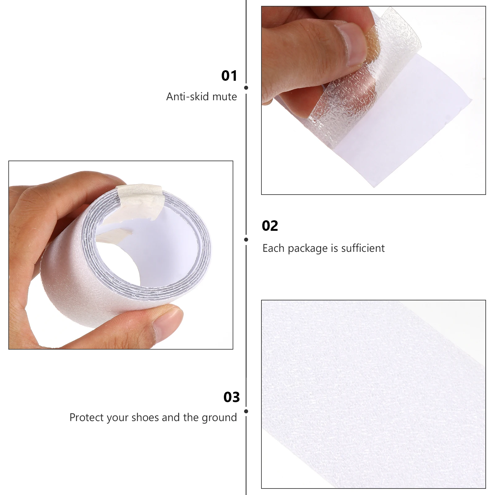 2pcs Slip Tape For Bathroom Bathtub Kitchen Floor Non Strips Self Adhesive Waterproof Bathtub Anti S Strips Anti Slip