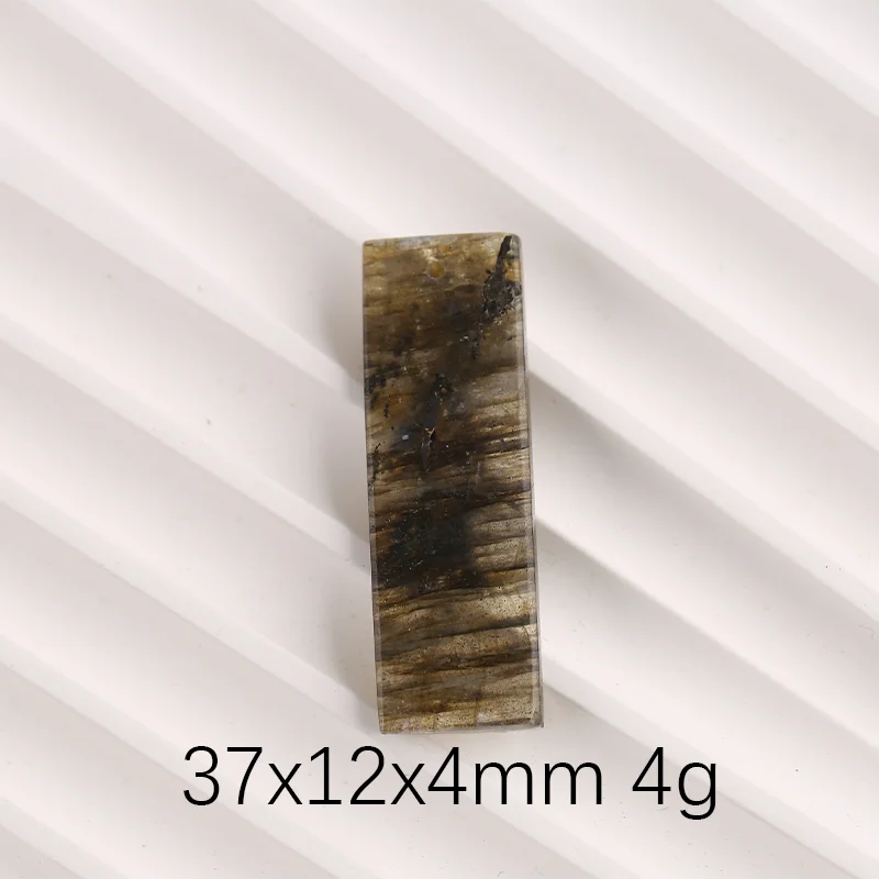 B&F Pendant for Necklace Labradorite—Fashion Handmade Natural Jewelry Charm Gift Accessories 37x12x4mm 4g