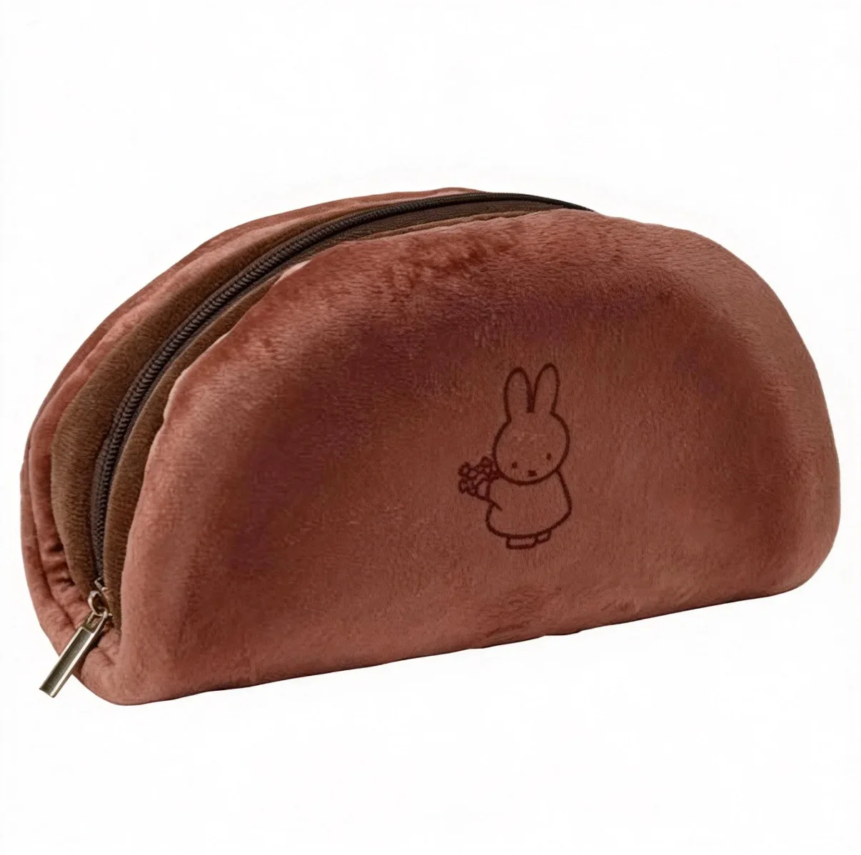 Japanese Kawaii Rabbit Bread Pencil Case Trendy Cartoon Macaroon Makeup Storage Bag Stationery for Students view 4